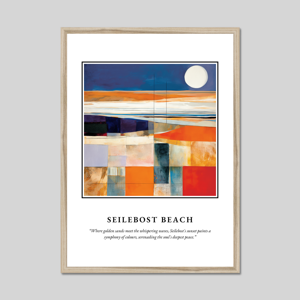 Seilebost Beach - Framed Poster Print