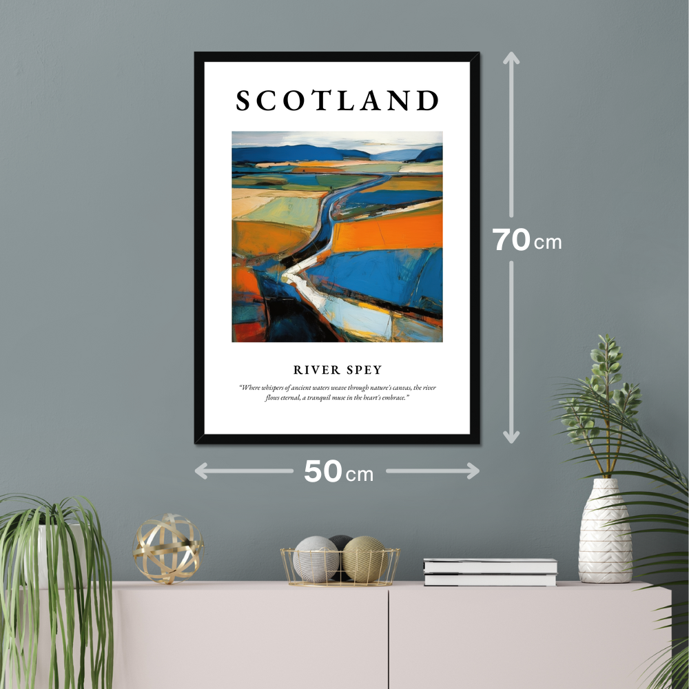 River Spey - Framed Poster Print