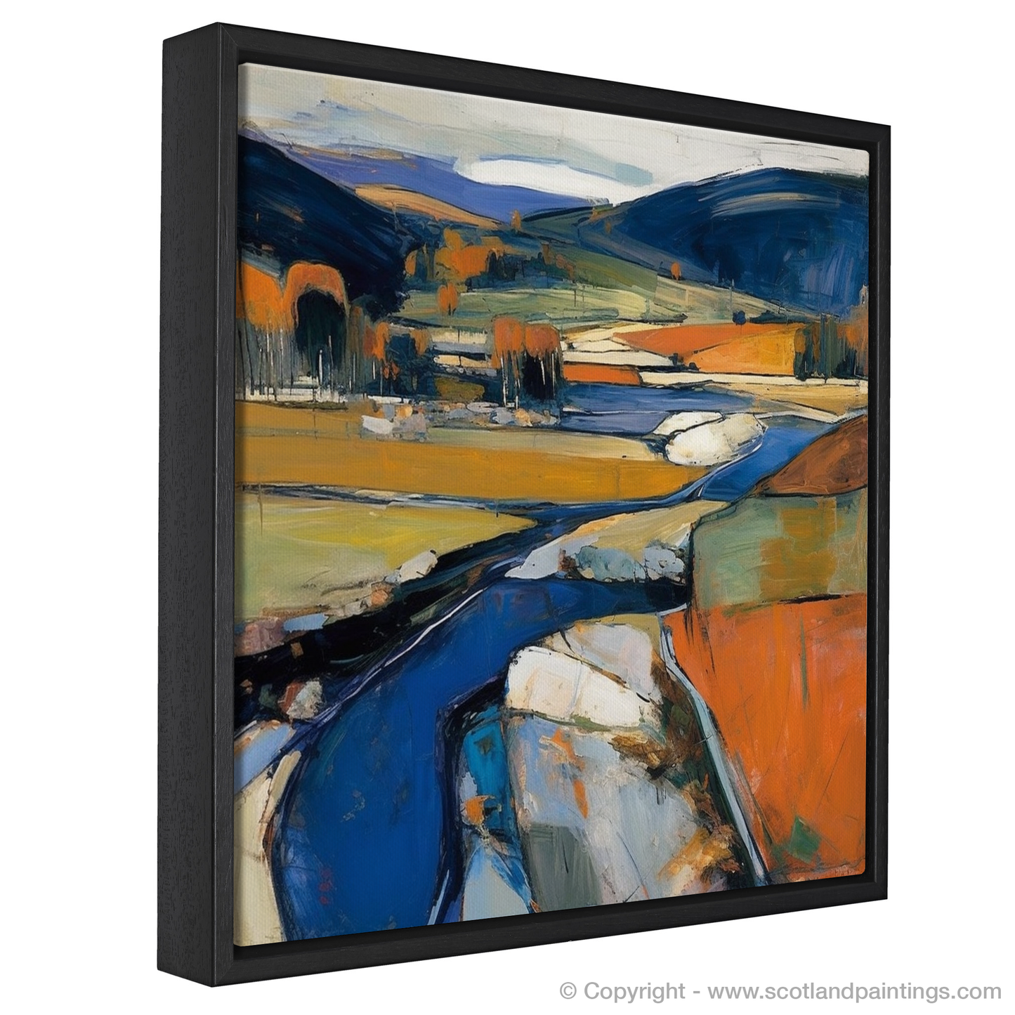 River Spey's Abstract Elegance: A Highland Impression