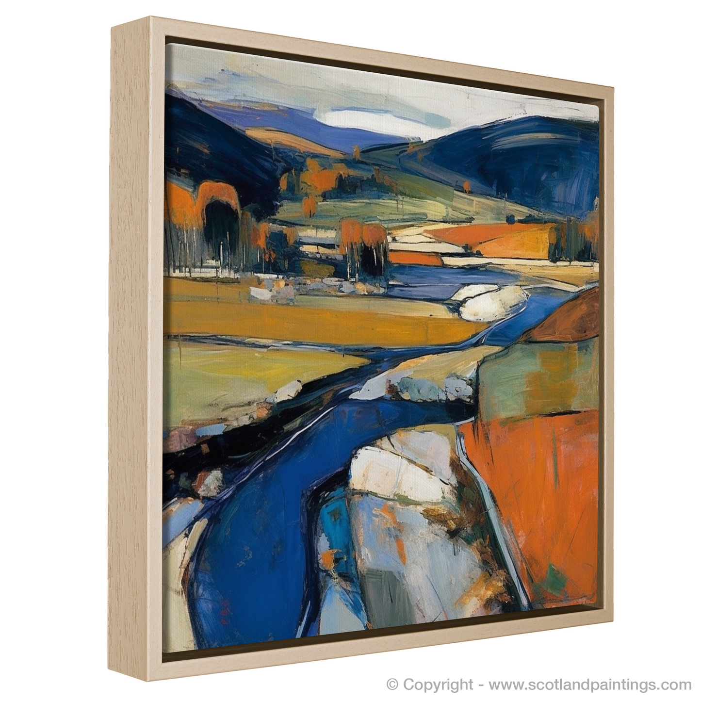 River Spey's Abstract Elegance: A Highland Impression