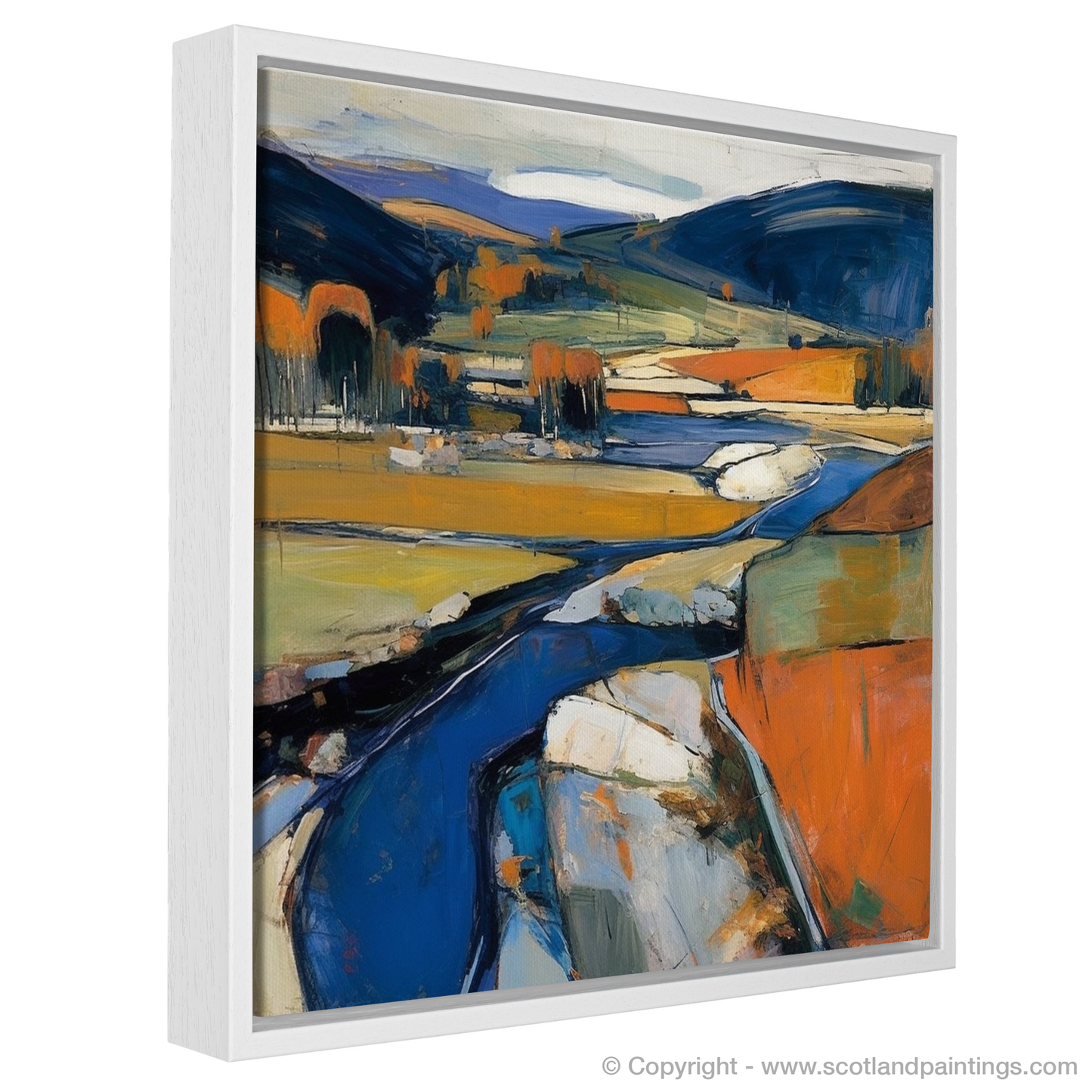 River Spey's Abstract Elegance: A Highland Impression