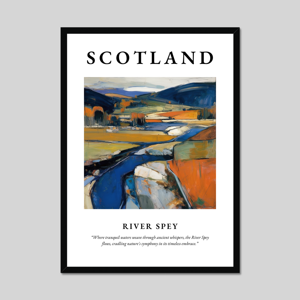 River Spey - Framed Poster Print