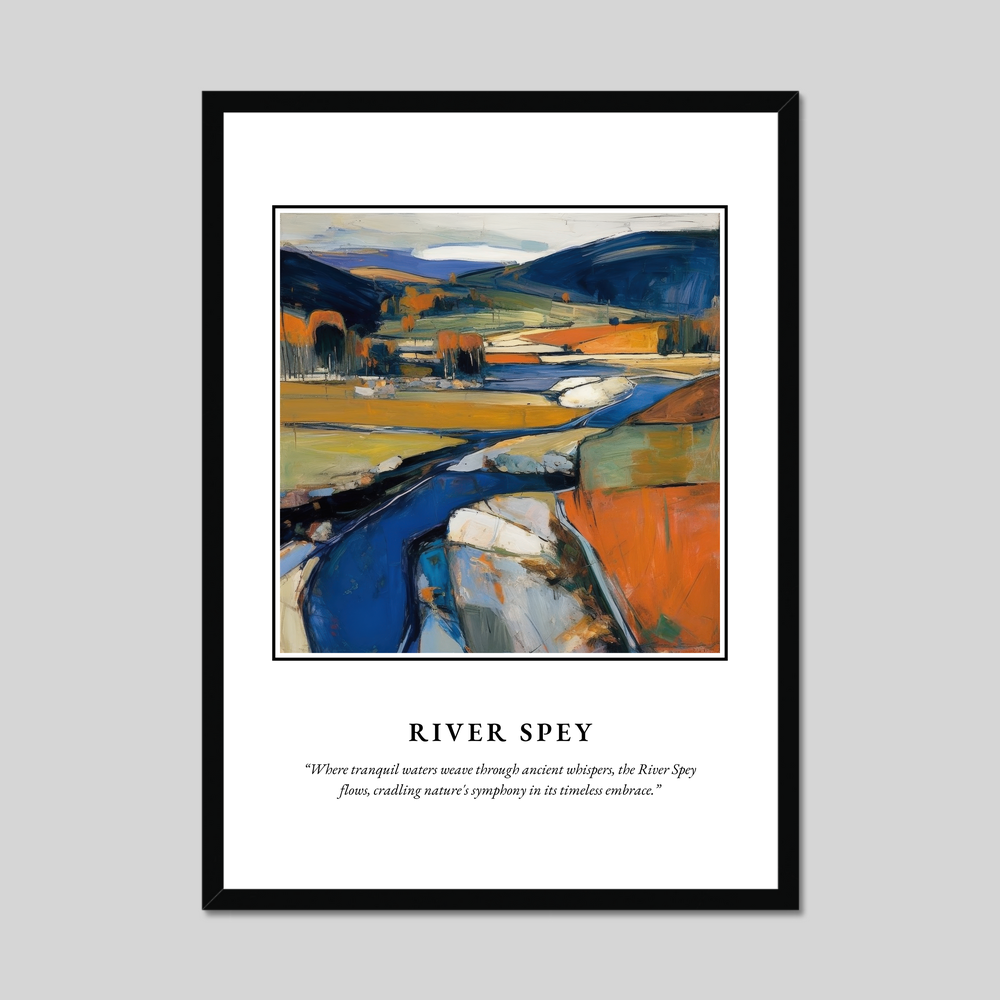 River Spey - Framed Poster Print