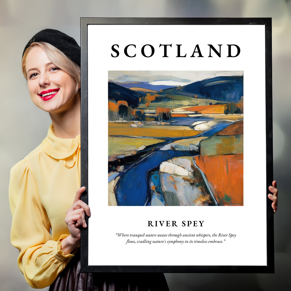 River Spey - Framed Poster Print