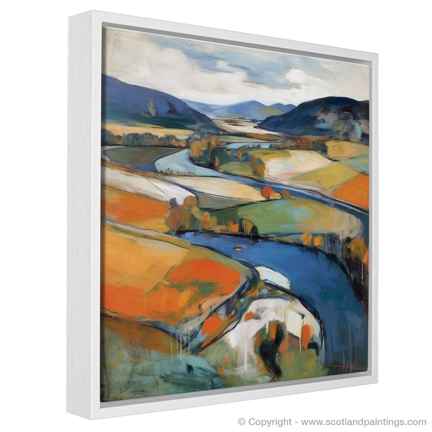 River Spey Reverie: An Abstract Impression of the Scottish Highlands