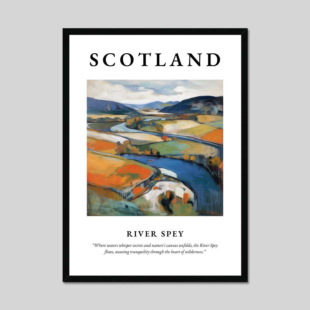 River Spey - Framed Poster Print