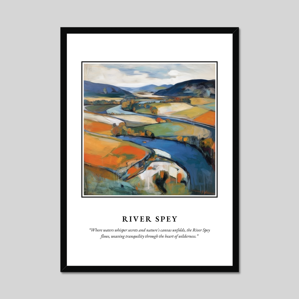 River Spey - Framed Poster Print