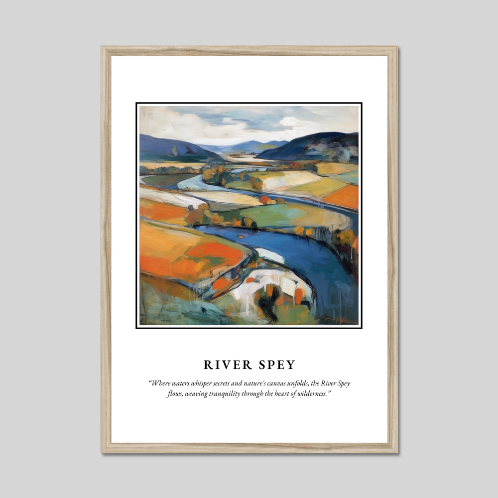 River Spey - Framed Poster Print