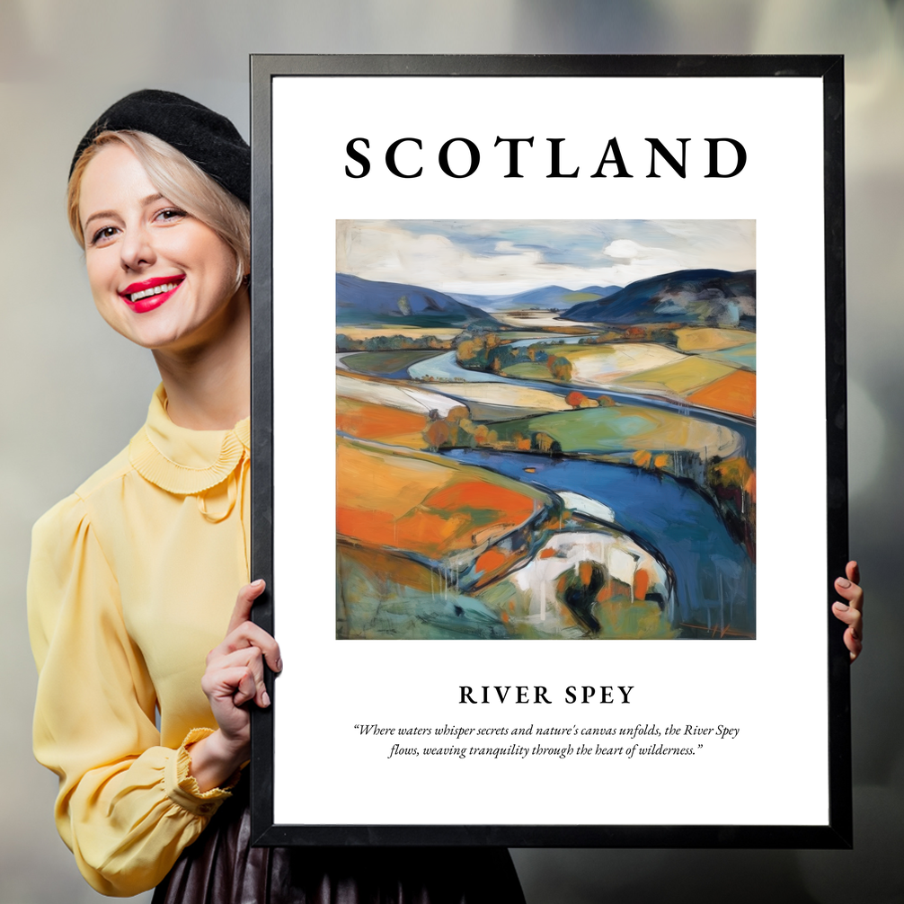 River Spey - Framed Poster Print