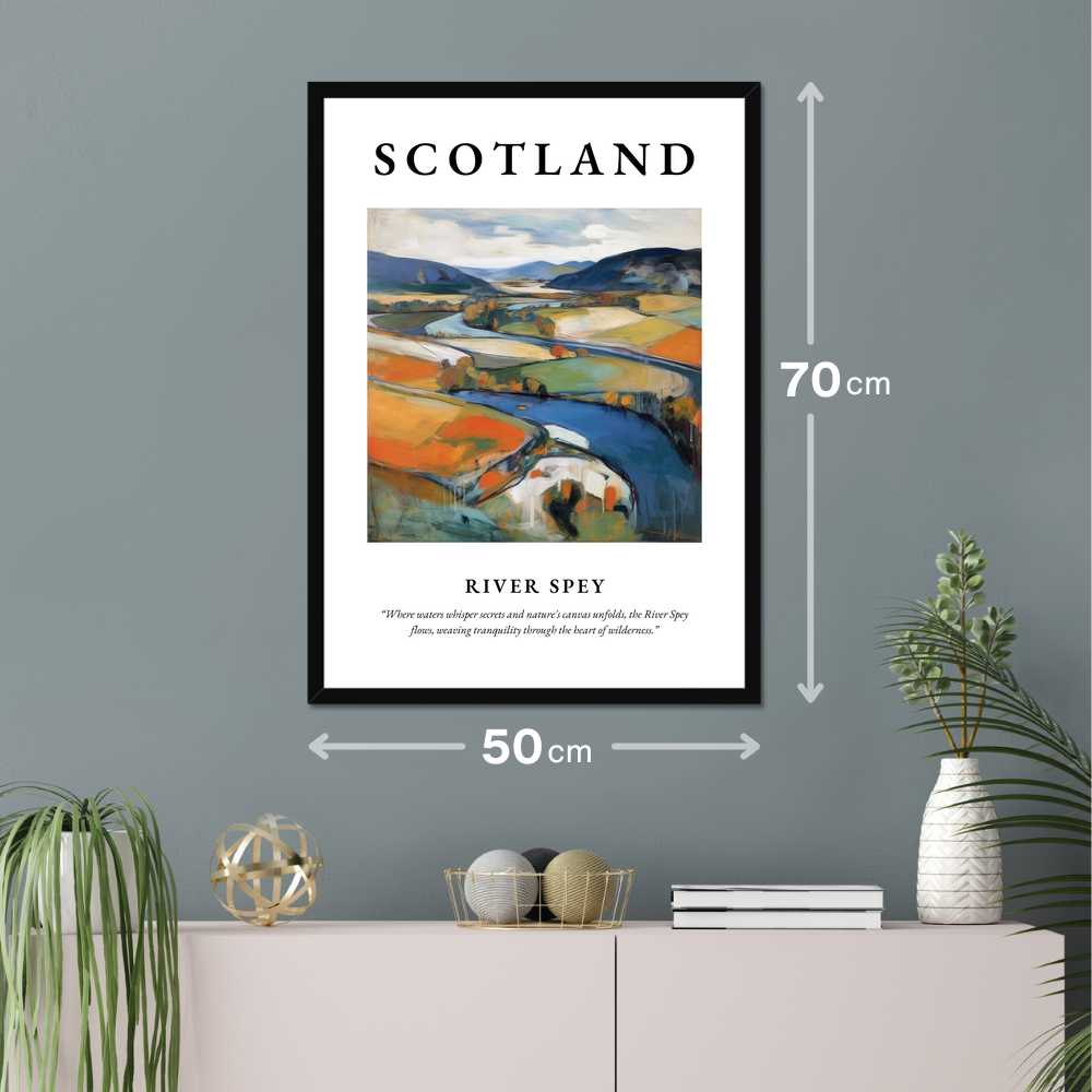 River Spey - Framed Poster Print