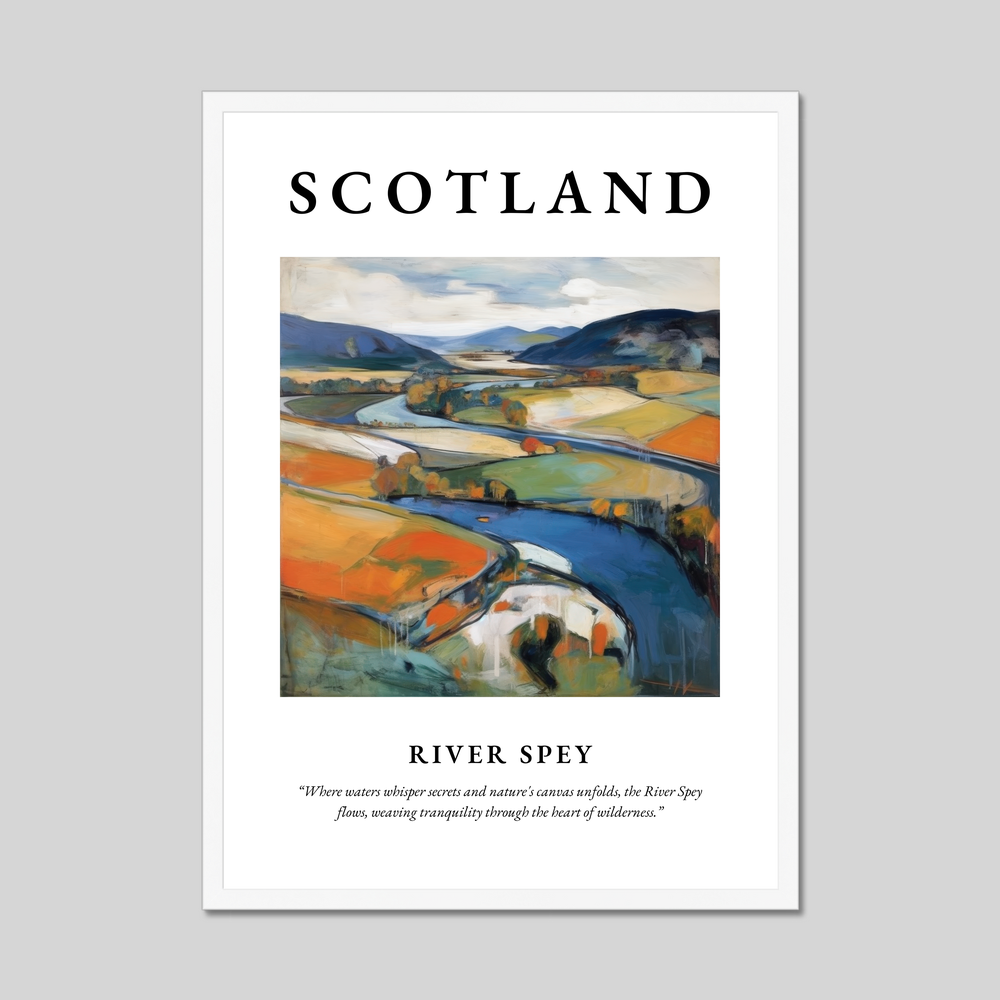 River Spey - Framed Poster Print