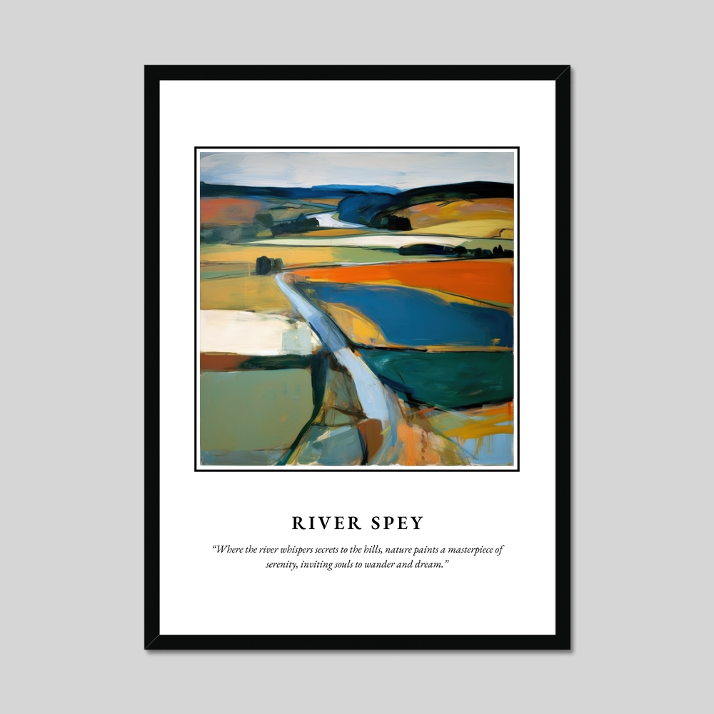 River Spey - Framed Poster Print