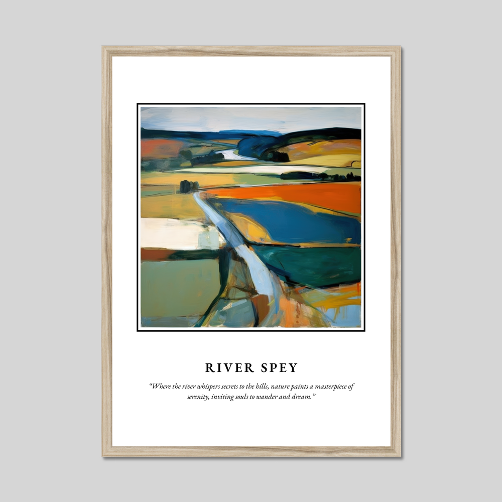 River Spey - Framed Poster Print