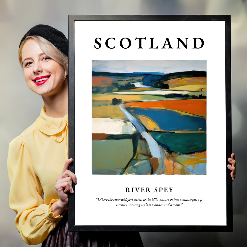 River Spey - Framed Poster Print