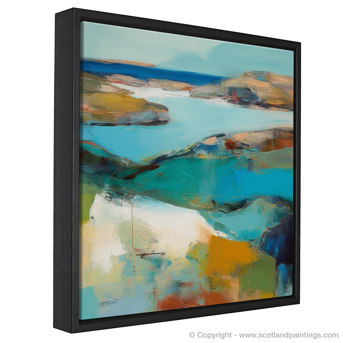 Achmelvich Bay Whispers: An Abstract Impressionist Journey