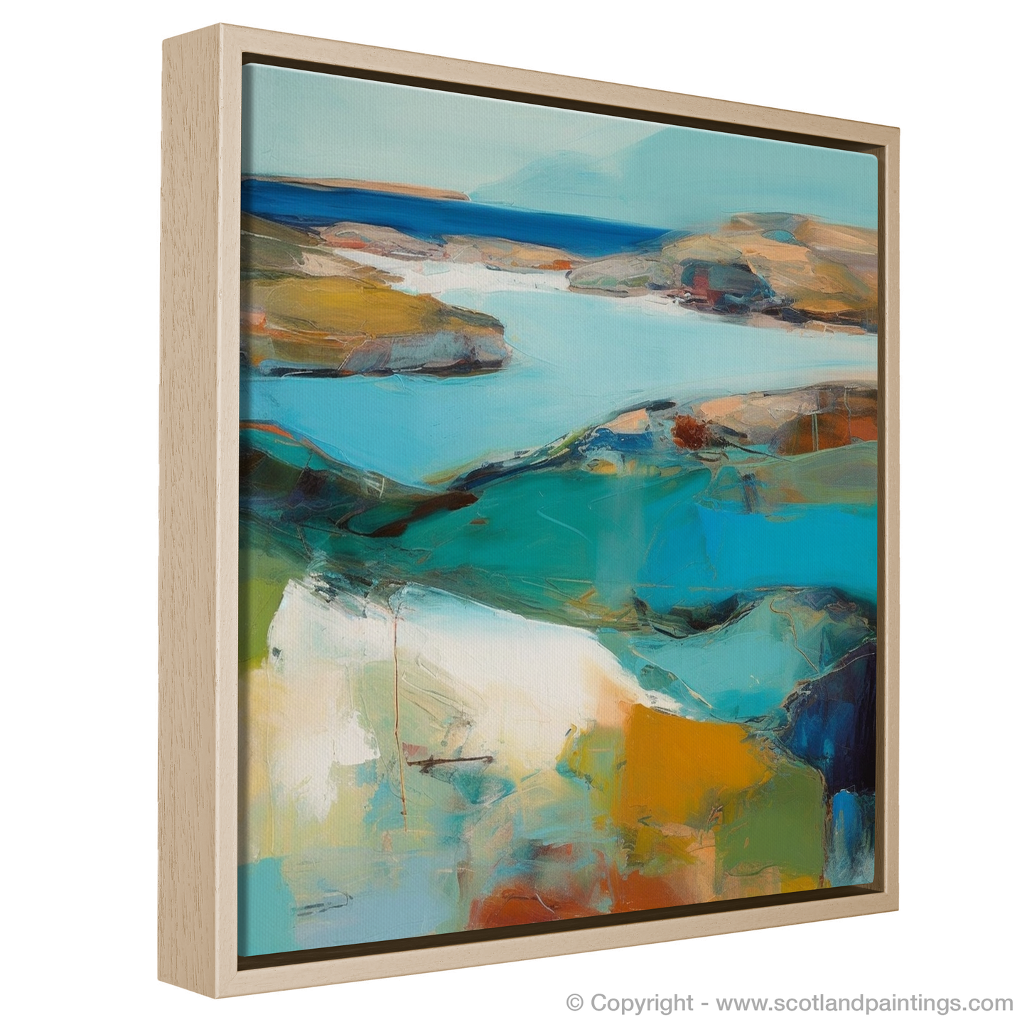 Achmelvich Bay Whispers: An Abstract Impressionist Journey