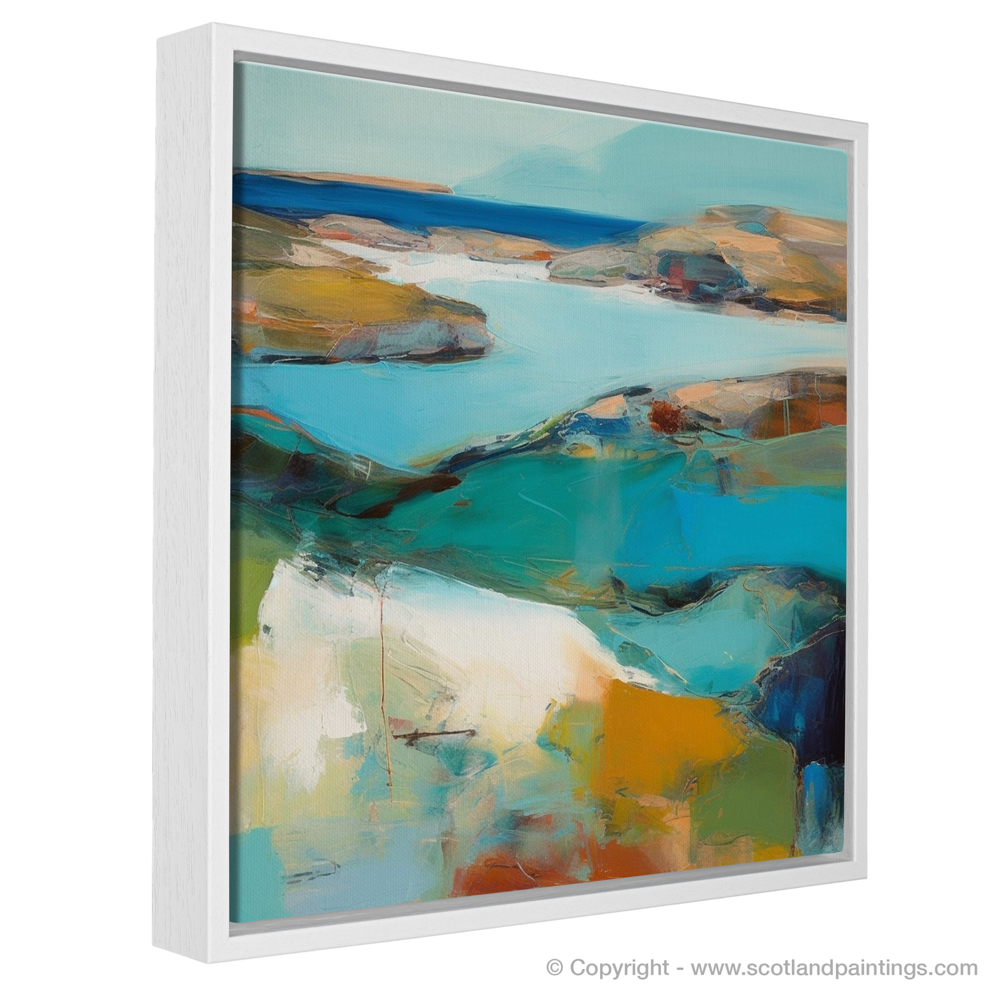 Achmelvich Bay Whispers: An Abstract Impressionist Journey