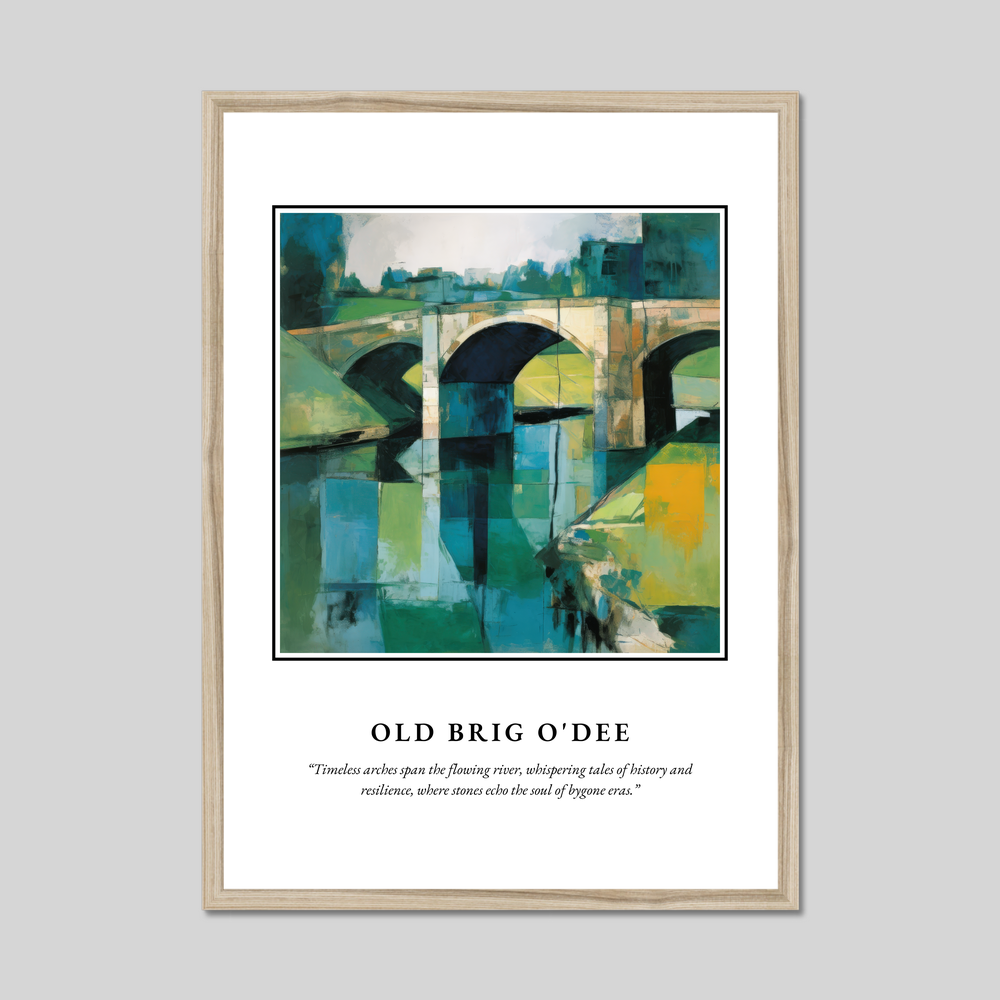 Old Brig O'Dee - Framed Poster Print