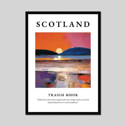 Traigh Mhor - Framed Poster Print