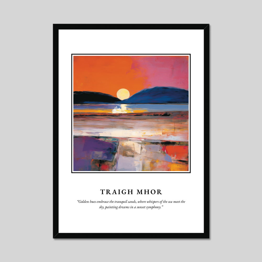 Traigh Mhor - Framed Poster Print