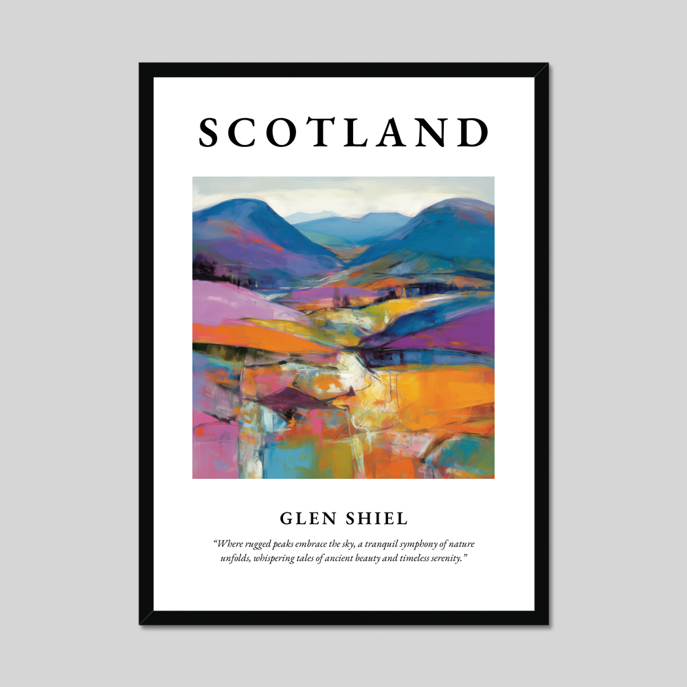 Glen Shiel - Framed Poster Print