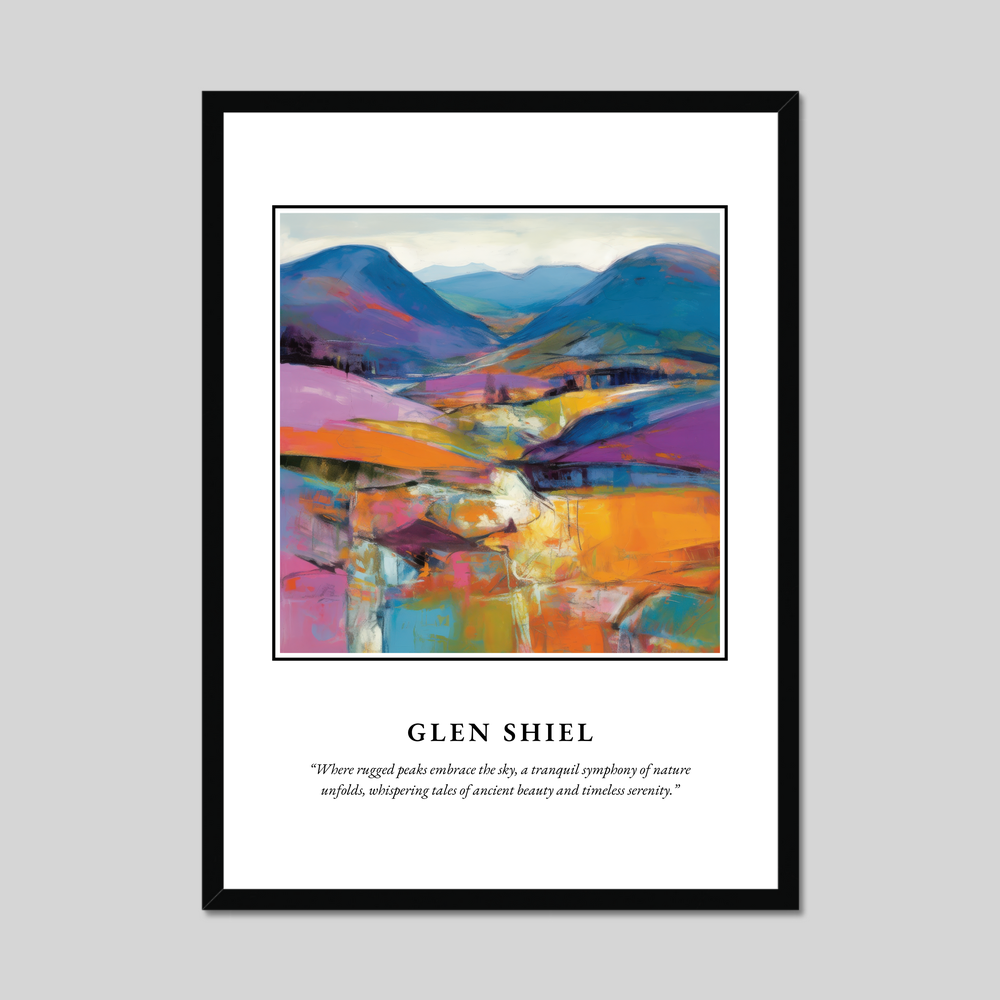 Glen Shiel - Framed Poster Print