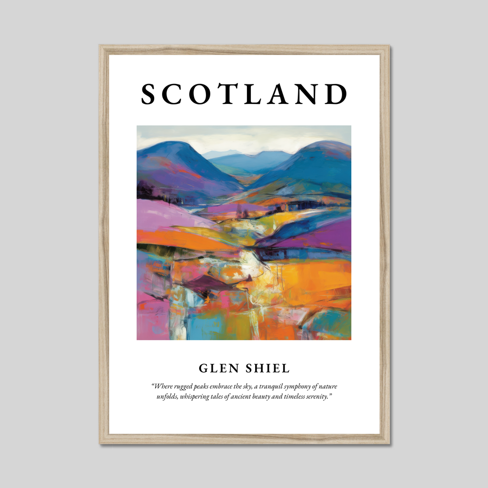 Glen Shiel - Framed Poster Print