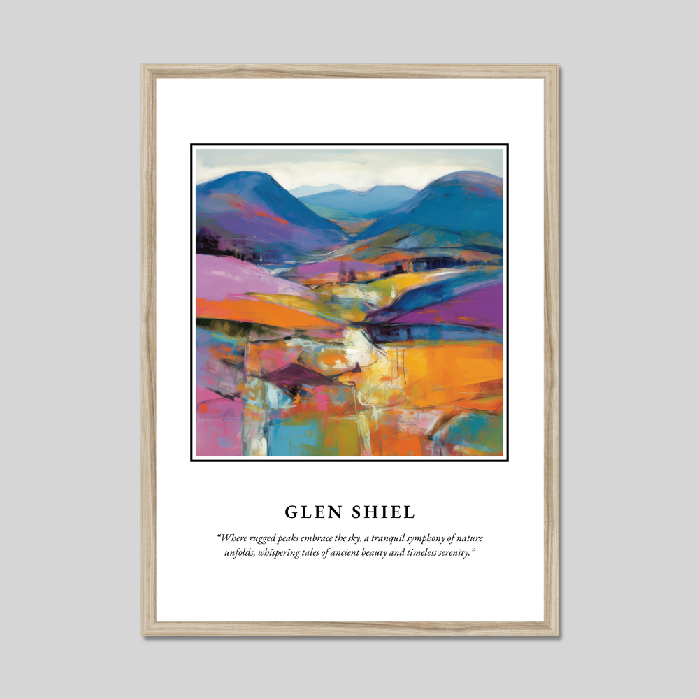 Glen Shiel - Framed Poster Print