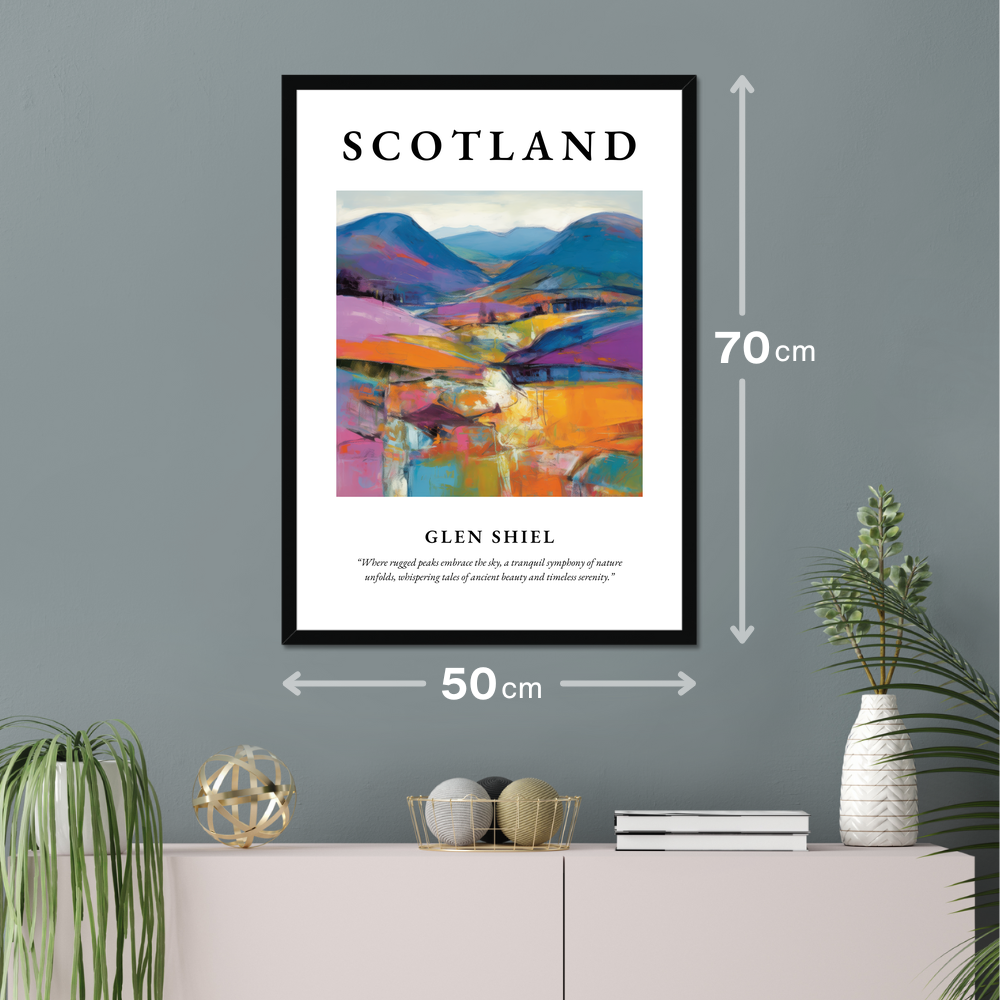 Glen Shiel - Framed Poster Print