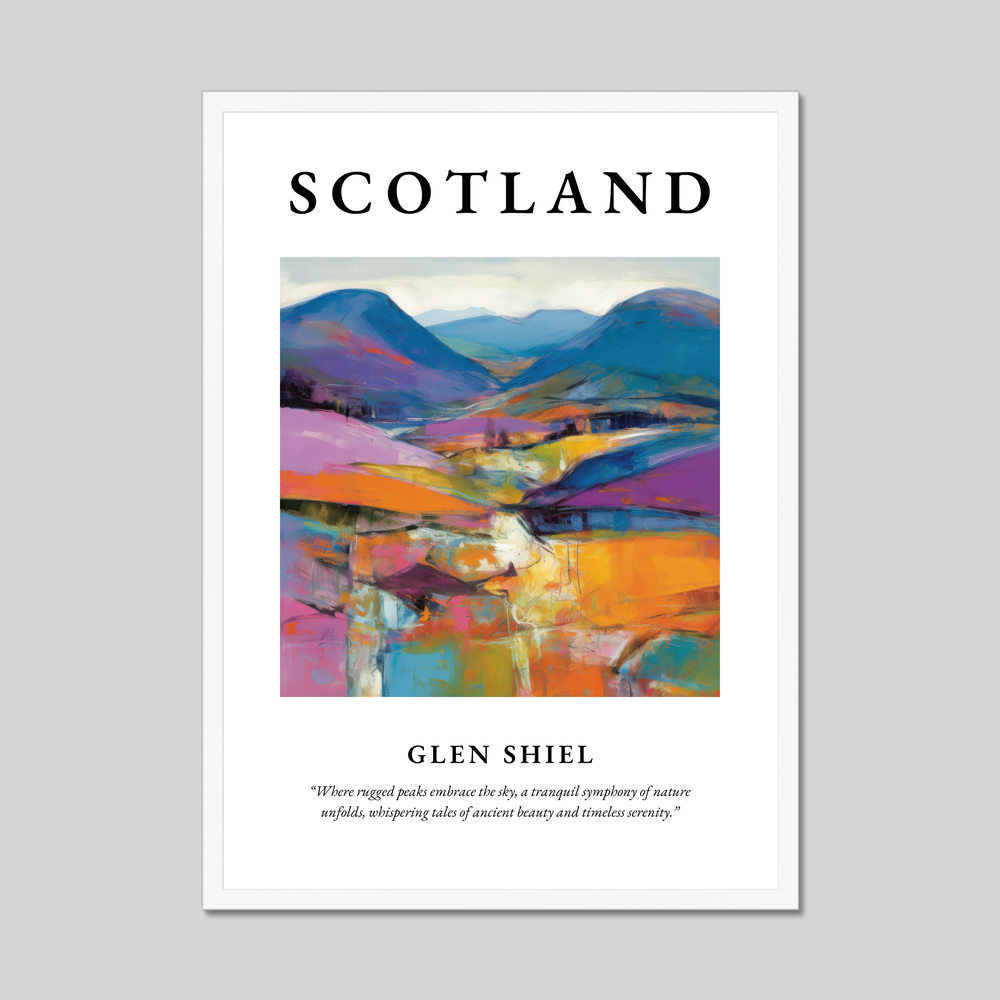 Glen Shiel - Framed Poster Print