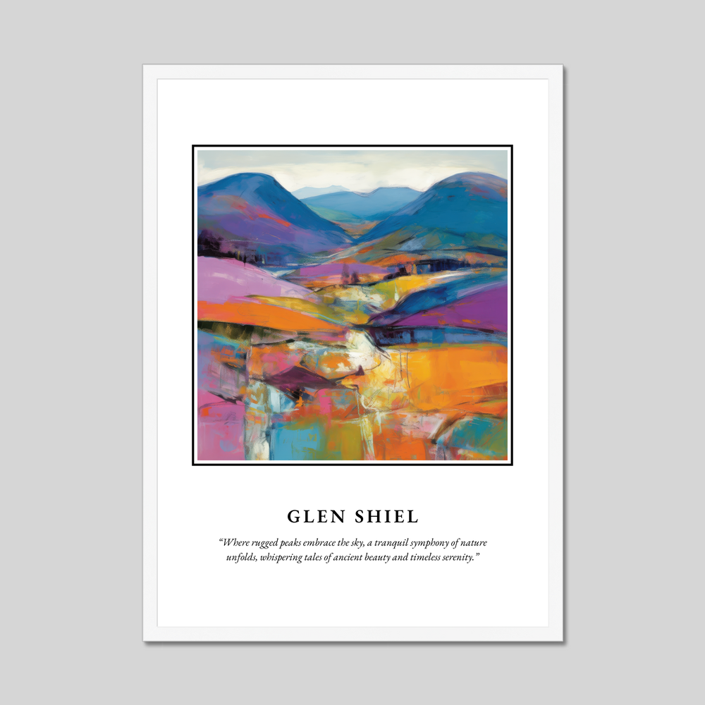 Glen Shiel - Framed Poster Print