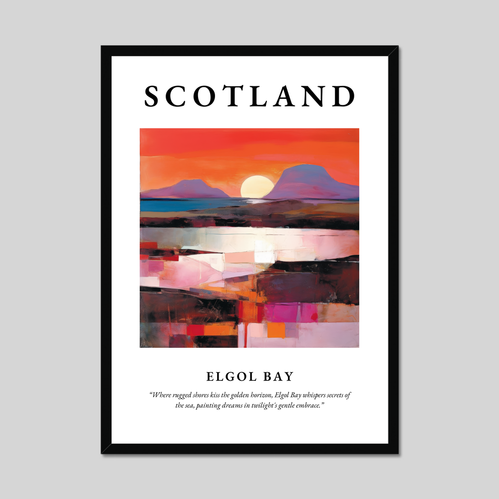 Elgol Bay - Framed Poster Print