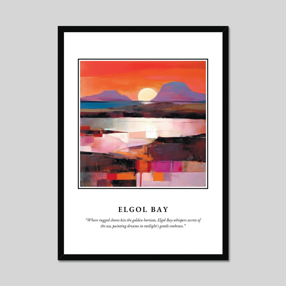 Elgol Bay - Framed Poster Print