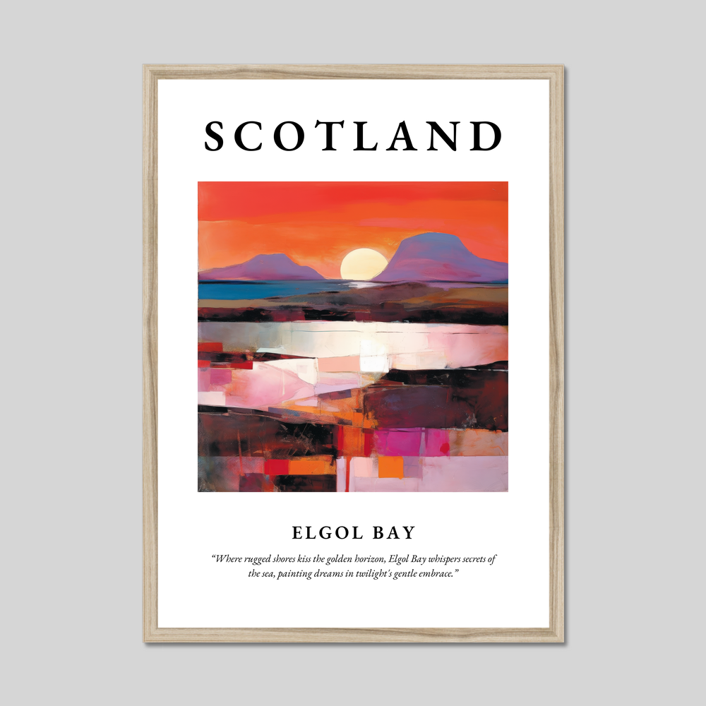 Elgol Bay - Framed Poster Print