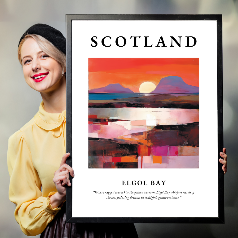 Elgol Bay - Framed Poster Print