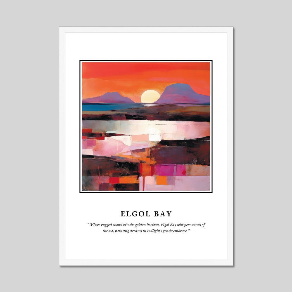 Elgol Bay - Framed Poster Print