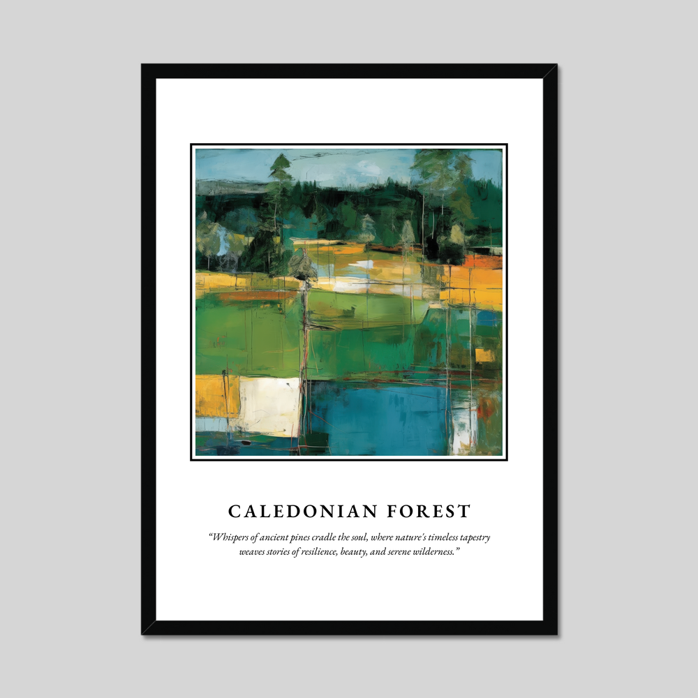 Caledonian Forest - Framed Poster Print