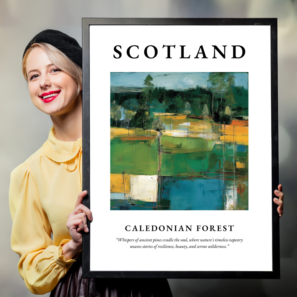 Caledonian Forest - Framed Poster Print