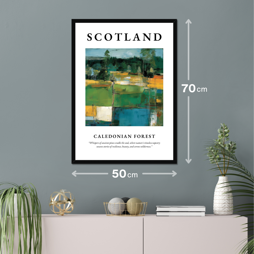 Caledonian Forest - Framed Poster Print