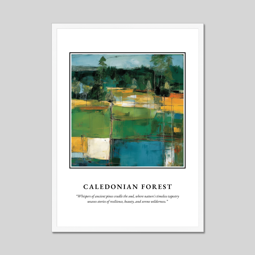 Caledonian Forest - Framed Poster Print