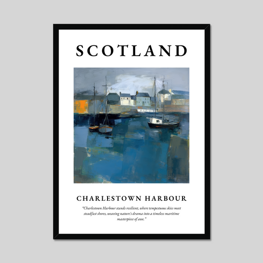 Charlestown Harbour - Framed Poster Print