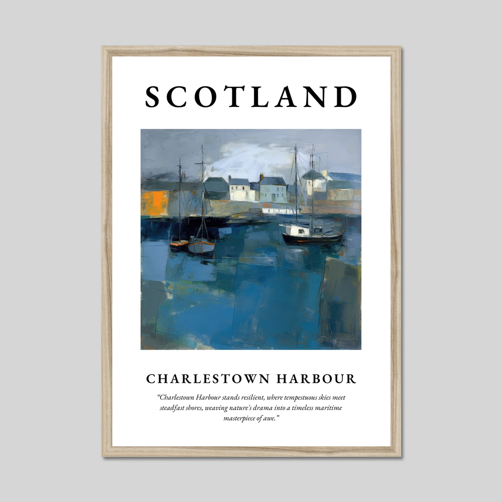 Charlestown Harbour - Framed Poster Print