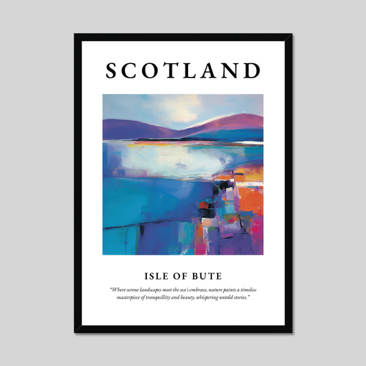 Isle of Bute - Framed Poster Print