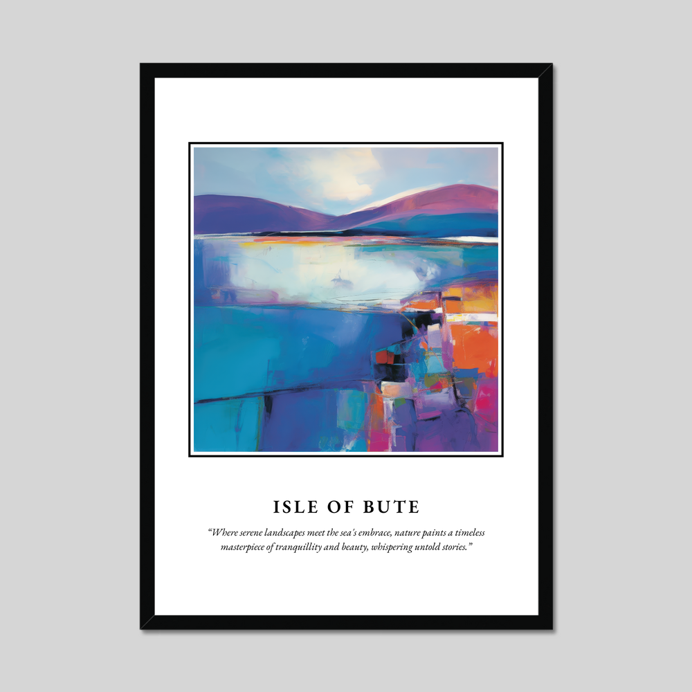 Isle of Bute - Framed Poster Print