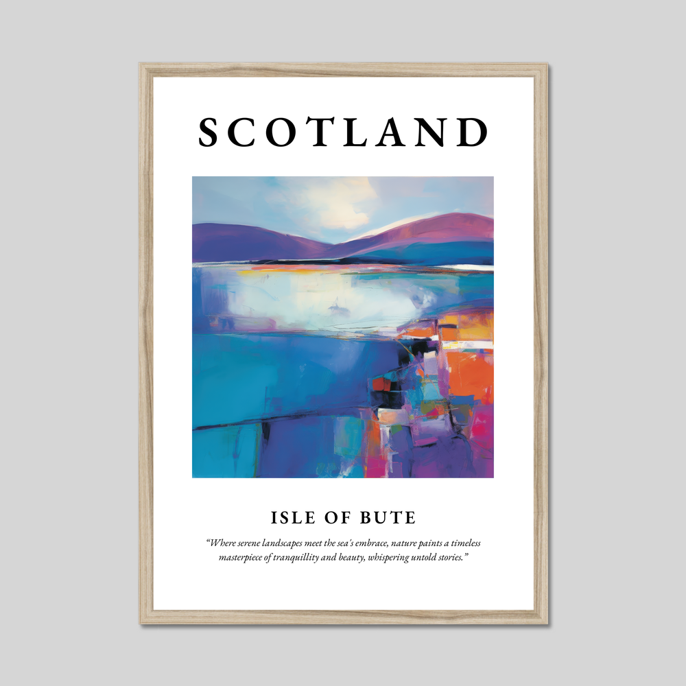 Isle of Bute - Framed Poster Print