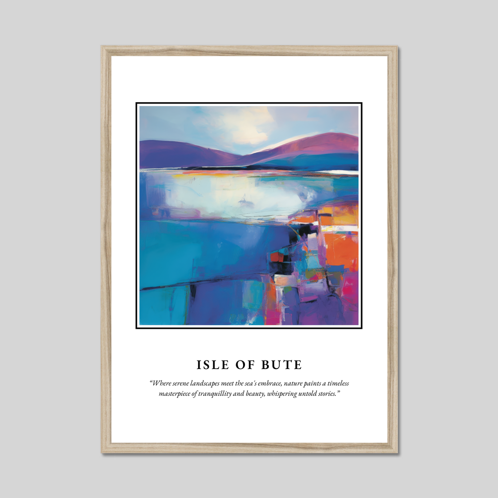 Isle of Bute - Framed Poster Print