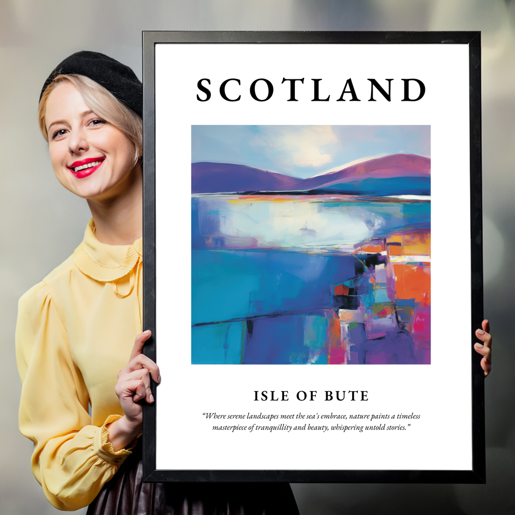 Isle of Bute - Framed Poster Print