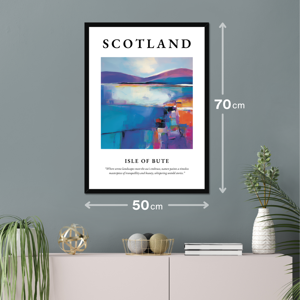 Isle of Bute - Framed Poster Print