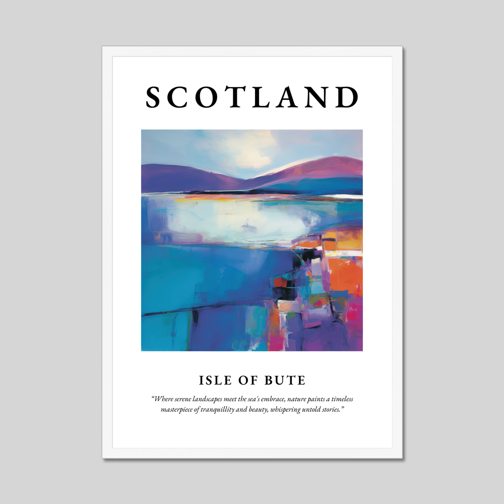 Isle of Bute - Framed Poster Print