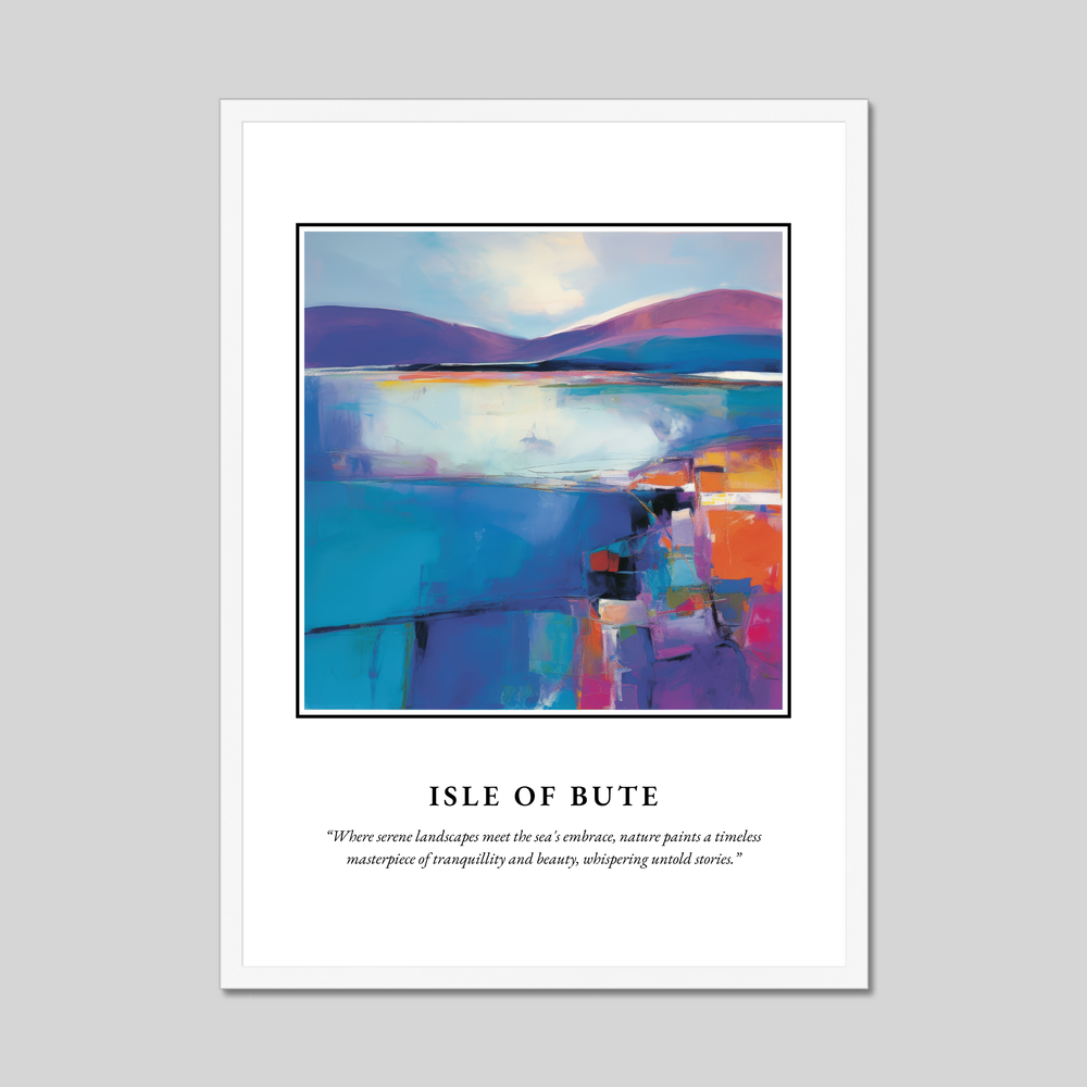 Isle of Bute - Framed Poster Print